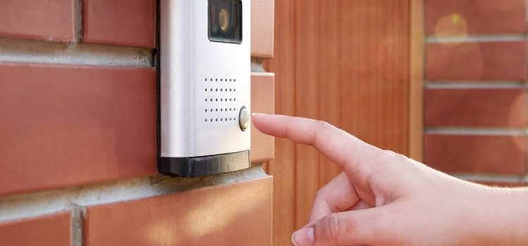 apartment door buzzer installation in Lakeland Village