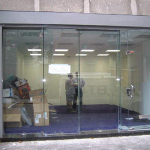 shop front door repair Lakeland Village